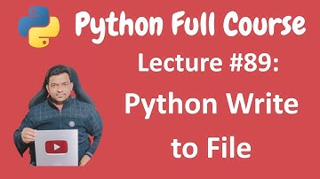 Python Write to File | Python Tutorial | Python Full Course - Lecture #89