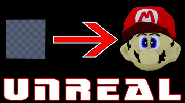Modeling and Texturing Mario in Unreal Engine 4 Version 4.25 in 10 Minutes!