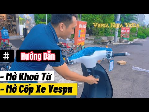 Video Cách Dùng Bộ Khoá Từ Xe Điện Vespa Nijia VerDa Đời Mới... - youtube