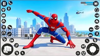 Spider Rope Super Hero Fighting Gangster Mafia Pet Rescue City Mission 3D - Android Gameplay screenshot 4