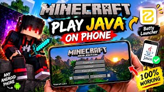 Minecraft Java Edition on Phone! 😱🔥 | Play Java on Android with Batty Launcher