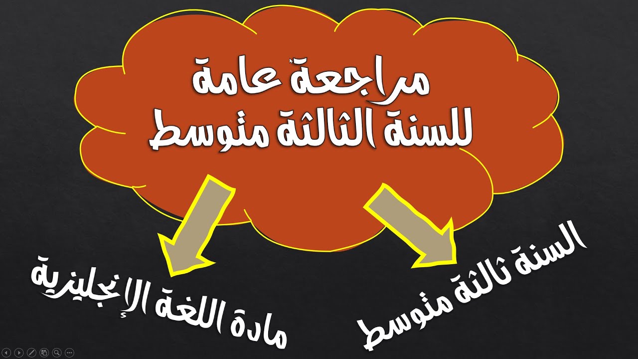 مراجعة لتلاميذ السنة الثالثة متوسط ( جديد )