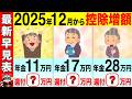 【超朗報】2025年の税制改正がヤバい！絶対確認して！年金月16～20万円の人は政府から特別ボーナス2万円！