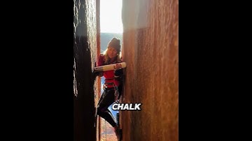 How Climbers Protect Themselves in Wide Cracks 🧗#shorts