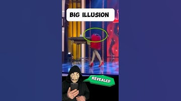BIG ILLUSION REVEALED 🎩🪄 #magic #tricks #viral #illusion #trending #trend #viralvideo #tutorial