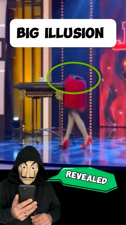 BIG ILLUSION REVEALED 🎩🪄 #magic #tricks #viral #illusion #trending #trend #viralvideo #tutorial