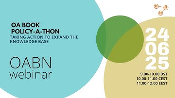 OA Book Policy-a-thon: Taking Action to Expand the Knowledge Base