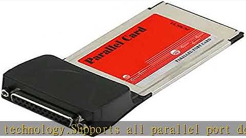 SWYWY PCMCIA Card to High Speed Laptop Parallel Printer LPT Port DB25 Cardbus PCMCIA Port Converter