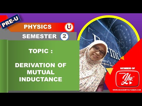 Derivation Of Mutual Inductance Youtube