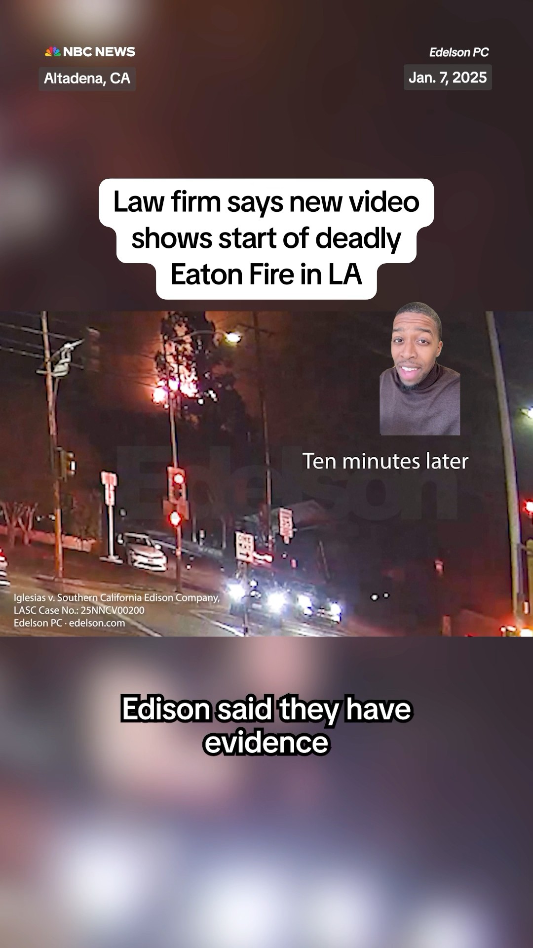 A new video shows what may have started the deadly EatonFire in #Altadena, California.