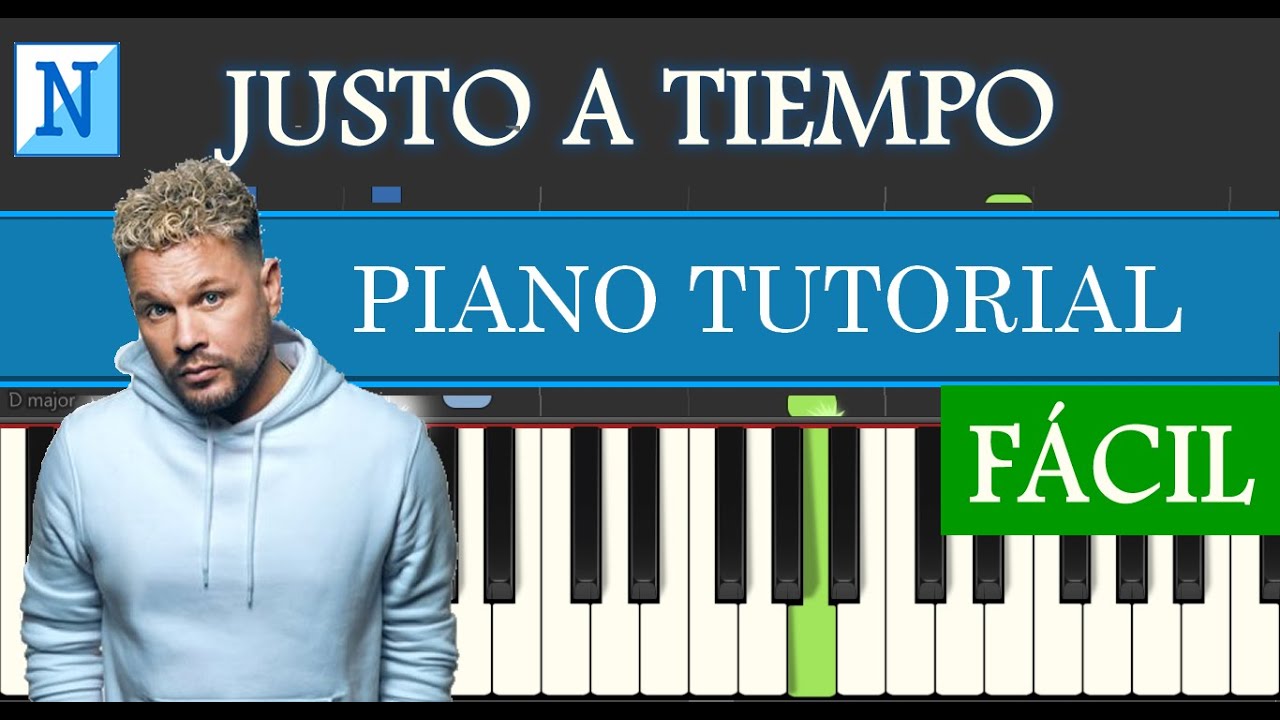 JUSTO A TIEMPO \u0026 Creo en Ti - Funky (PIANO Tutorial) Fácil Acordes y  Melodía - YouTube