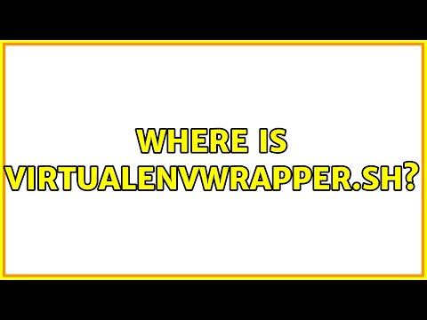 Ubuntu: Where is virtualenvwrapper.sh?