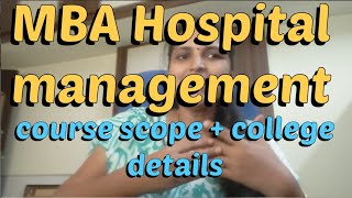 MBA Hospital management course details + scope எப்படி இருக்கும்??? 👍