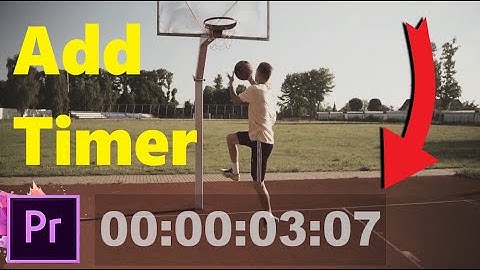 Add Stopwatch And Take Time Of Something - Premiere Pro Tutorial