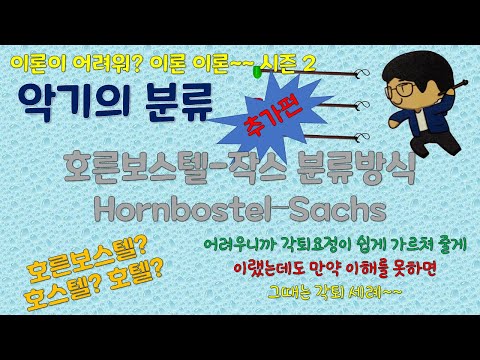 호른보스텔-작스 분류방식 [악기란 무엇인가 2]