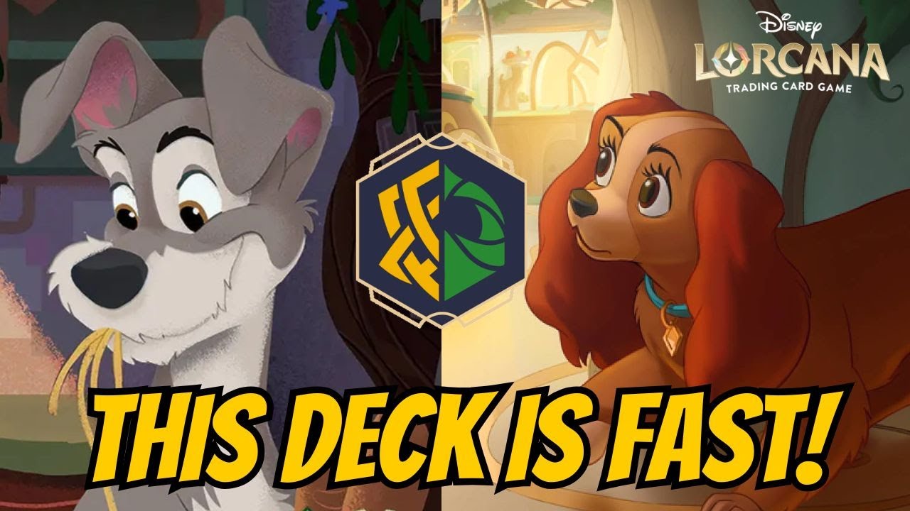 Lady and the Tramp AGGRO is META | Lorcana | Episode 1 🟡🟢