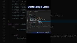 Build a Smooth Spinning Circle Loader with HTML/CSS