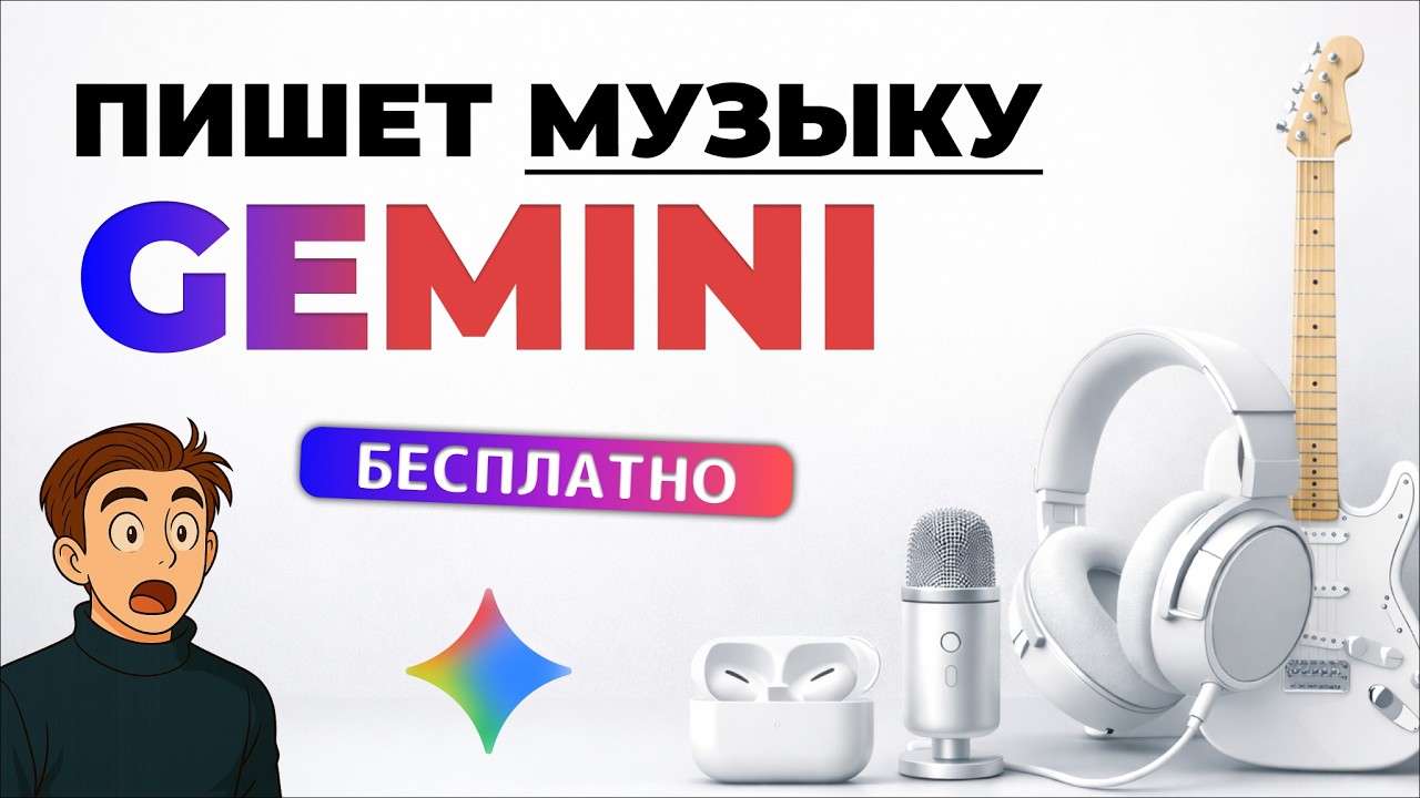 НОВАЯ НЕЙРОСЕТЬ ОТ GOOGLE: Как создать песню за 30 секунд? Обзор Lyria 3 в Gemini