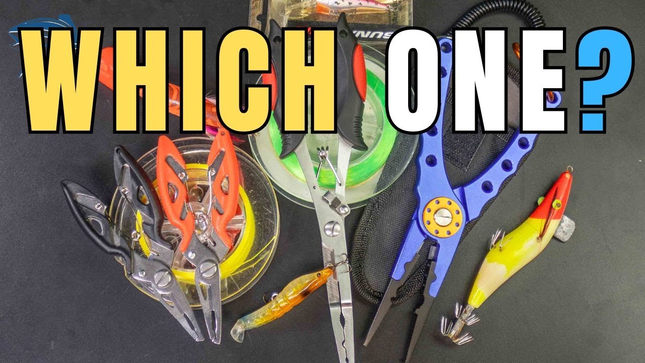 3 Fishing Pliers Multi Tool | Scissor and Split Ring Braid Cutters ...