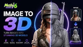 Best AI 3D Model Generator - Convert Images to 3D Models using Meshy Ai !!