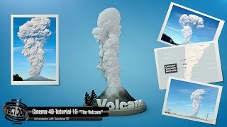 Cinema 4D Tutorial 15 The volcano Ash emission with Turbulence FD