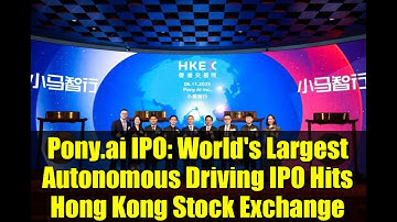 Pony.ai IPO: World