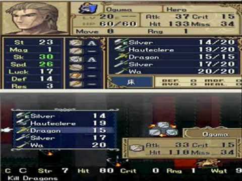 Fire Emblem DS (Hard 5) Final chapter in 1 Turn.
