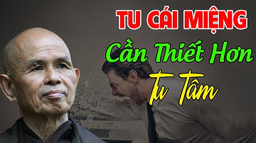 Tu CÁI MIỆNG Cần Thiết Hơn TU TÂM _ Khẩu Nghiệp Là Nghiệp Nặng Nhất | Thiền Sư Thích Nhất Hạnh