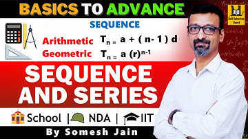Sequences and Series (Arithmetic & Geometric) Class 11th NDA By Somesh Jain Maths