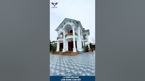 Cực phẩm biệt thự 2 tầng mái thái đẹp nhất 2023 #shorts