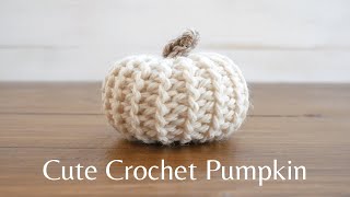 Easy crochet pumpkin tutorial  Cute little pumpkins