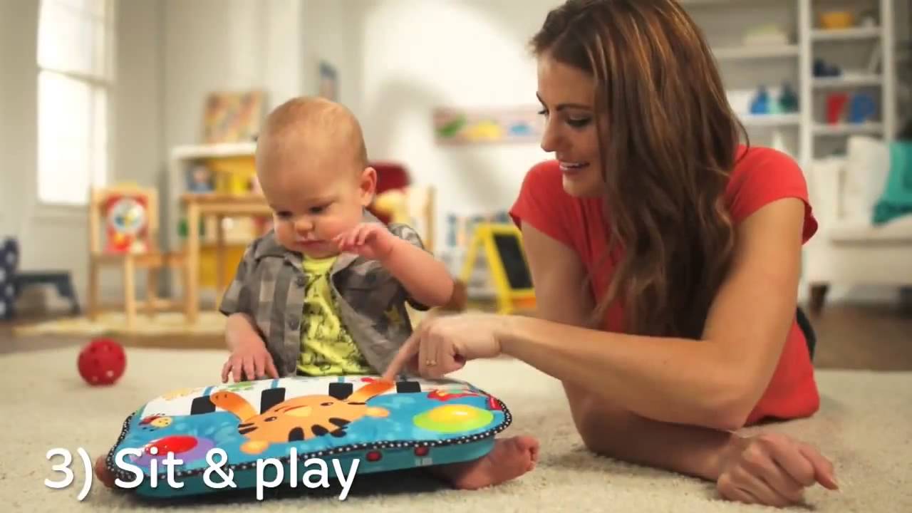 Fisher Price Kick Play Piano Muzikalno Piano Ot Www Baby1superstore Com Youtube