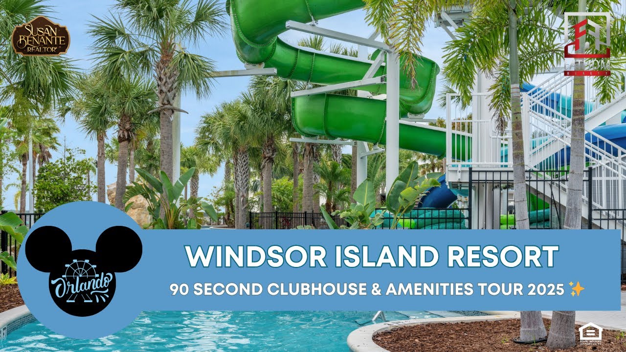 🏝️ Tour Windsor Island Resort in 90 Seconds | Disney-Area Vacation Homes & Amenities You’ll Love!