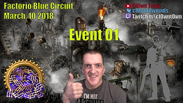 Factorio Shoutcast (Full) - PVP Production Scoring - Blue Circuit 01 - 2018-Mar-10