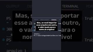 O Segredo do if __name__ == &quot;__main__&quot; no Python! | #shorts