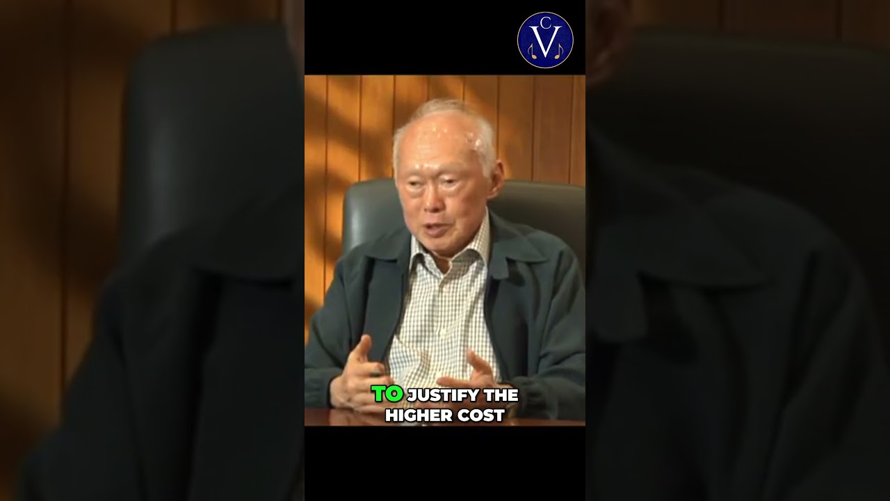 Singapore's PM Lee Kuan Yew: JUSTIFYING HIGH PRICES!