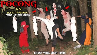 Prank Pocong Vs Bayi Pocong || Bikin Ribut🤣🤣 || Paling Viral Terlucu 2023