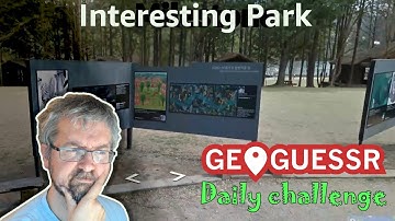 Geoguessr Daily Challenge - Speed Running August Challenge - This Park Looks Very Interesting