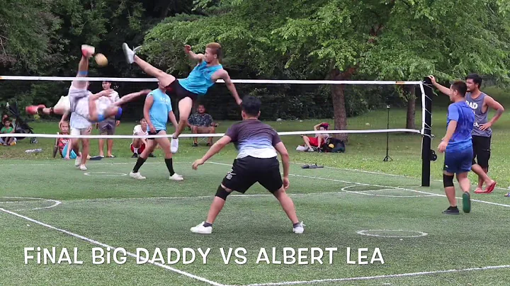 The 70th of Karen Martyrss Day ,Sepak Takraw St.Paul,Minnesot...  Final Big Daddy vs Albert Lea