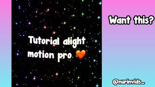Tutorial alight motion pro ❤️ wave warp ...