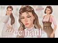 sims 4 CC haul 🧺 maxis match finds | +70 custom content con links