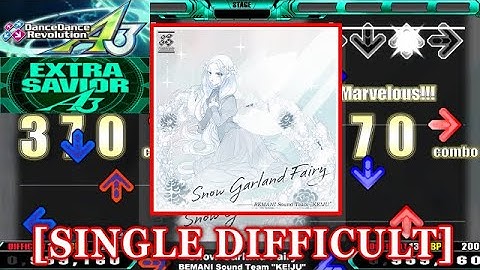 【DDR A3】 Snow Garland Fairy [SINGLE DIFFICULT] 譜面確認+Clap