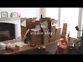 Studio vlog  packing 600 orders from bfs making face soaps days in the life of a business owner