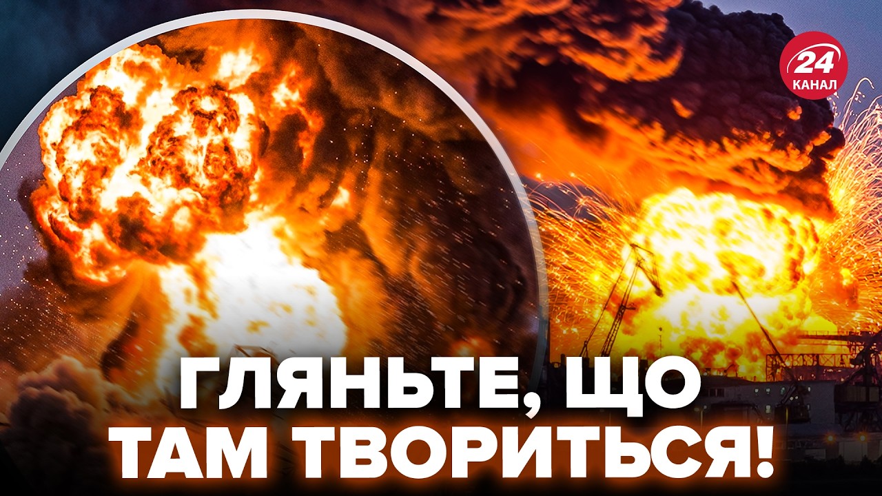 🔥Момент УДАРА Storm Shadow по Брянску ПОПАЛ НА КАМЕРУ! СМОТРИТЕ как взрывы РАЗНЕСЛИ ВСЁ НА КУСКИ