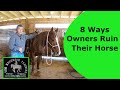 What causes horse behavior problems