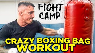 Tom Aspinall Crazy Boxing Bag Training Workout