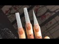 Shaping C curve tips ( beginner friendly ) nail shaping tutorial