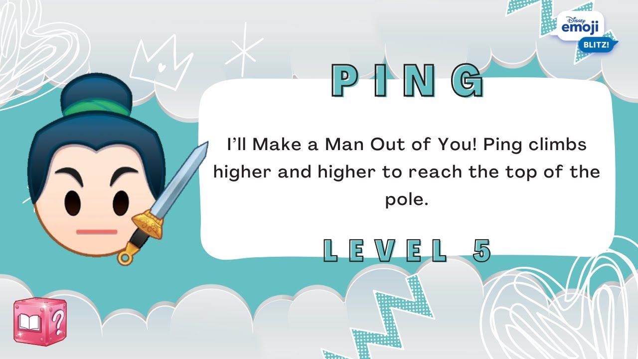 Disney Emoji Blitz - Ping (Level 5) - Mulan - Story Emoji - YouTube