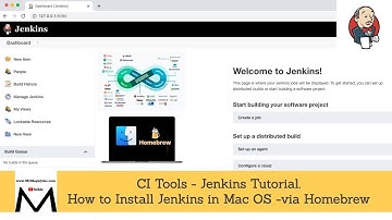 CI Tools   Jenkins Tutorial   How to Install Jenkins in Mac OS  via Homebrew