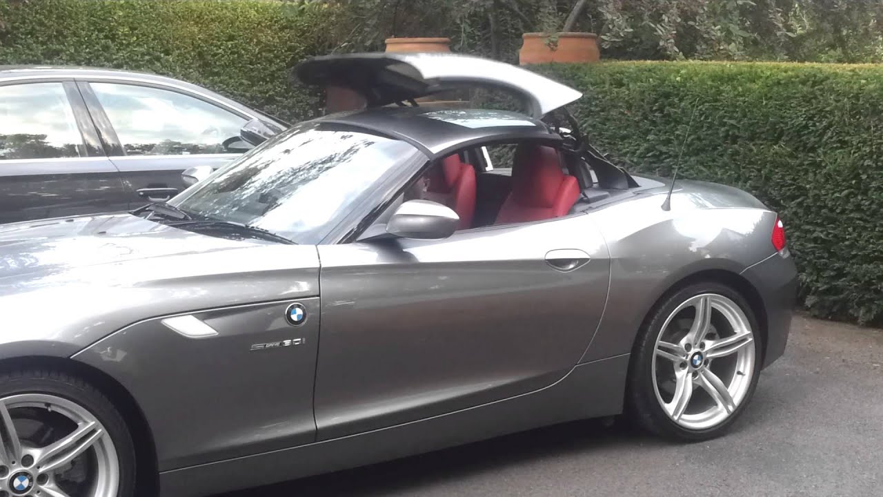 2011 BMW Z4 FOLDING ROOF MECHANISM OPEN CLOSE REMOTE - YouTube